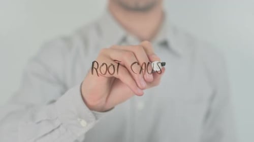 Causa raiz: escrever na tela com a mão
