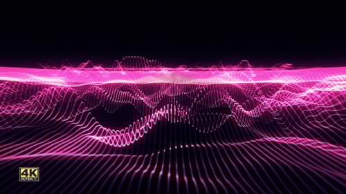 Sound Waves Pink