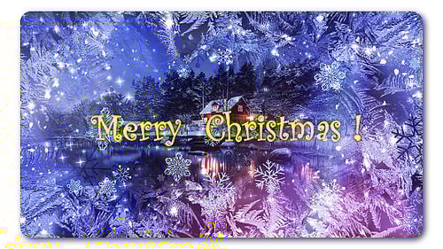 Abstract Glitch Noise Opener and Dynamic Digital Slideshow