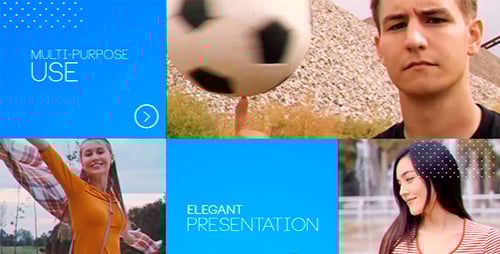 Modern Abstract Slideshow for Dynamic Gallery Presentation