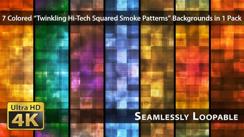 Colorful Abstract Geometric Blocks Shifting Light Background