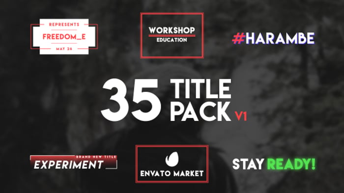 Typography Video Templates for After Effects & Motion Design