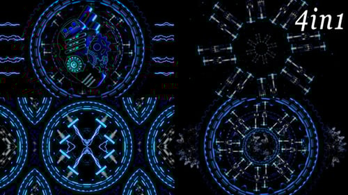 Tech Pulse - VJ Loop Pack (4in1)