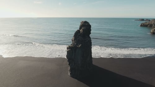 Reynisfjara Beach and Atlantic Ocean