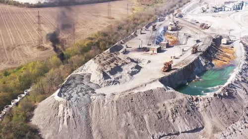 Metallurgical production. Workshop for processing metallurgical slag