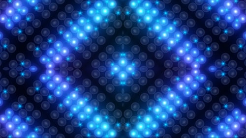 Blaue Lichter Panel-Abstraktion