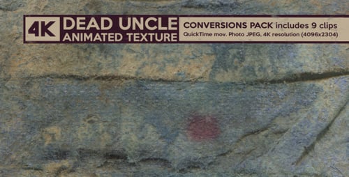 Animierte 4K-Textur von Dead Uncle Grunge (Paket mit 9 Konvertierungen)
