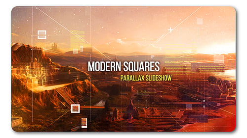 Modern Squares | Parallax Slideshow
