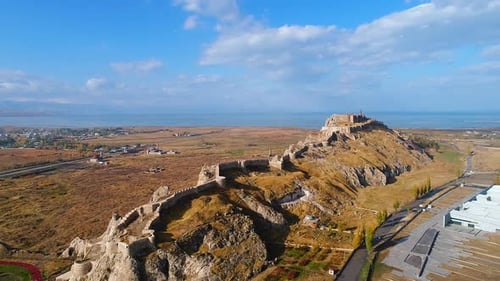 Historische osmanische Burg, Stadt Van in der Türkei.
