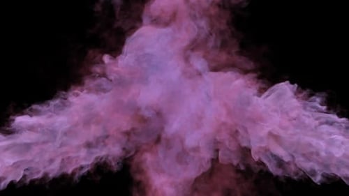 Fluid Color Smoke Reveal Transition