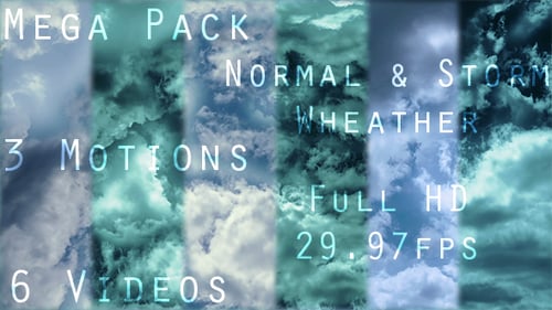Dynamic Animated Cloudscapes for Weather Visual Effects