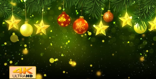 Christmas Background Green