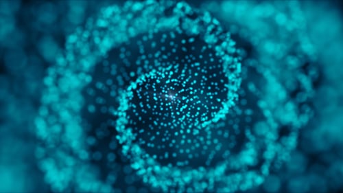 Particles Abstract Background
