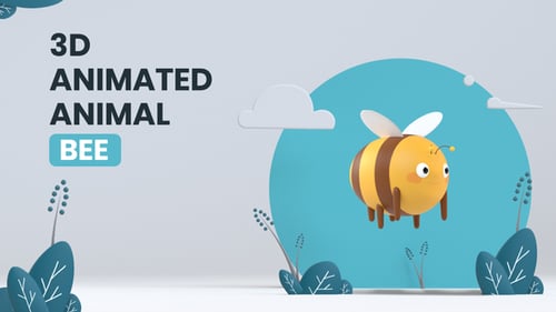 3D Animated Animal - Bee
