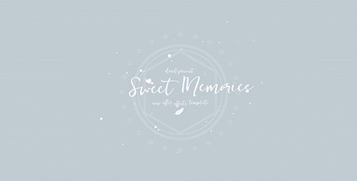 Sweet Memories Slideshow / Vintage Memories Slides/ Romantic Wedding/ Photo Gallery/ Minimal Intro