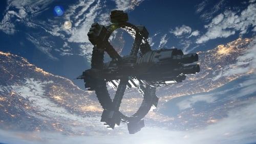 Space Station Orbiting Earth