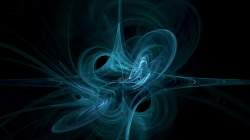 Cold Blue Lines Abstract Loop Motion Background