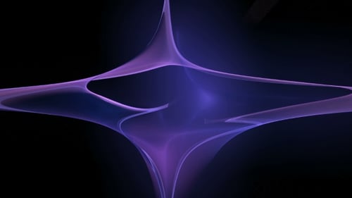 Blue Waves Abstract Loop Motion Background