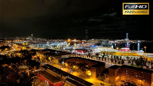 Barcelona Maremagnum Harbor Tourist City Area