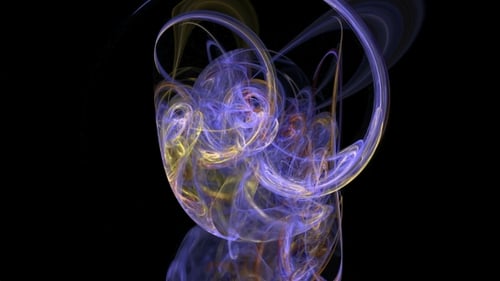 Fondo de movimiento abstracto de curvas coloridas