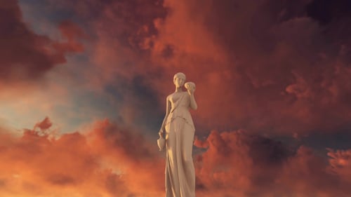 Statue de femme grecque