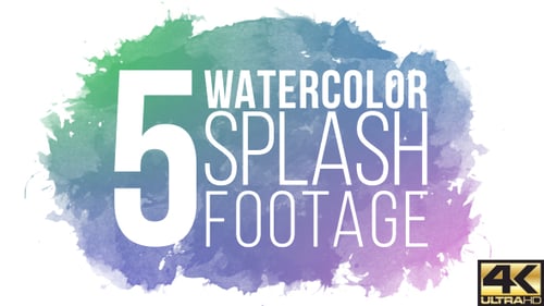 Aquarell Splash 4K
