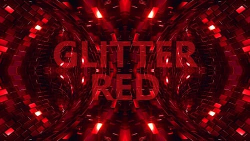 Glitzer-Rot