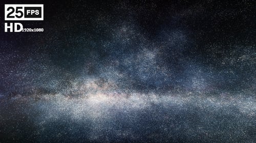 Flying Through Deep Space Starfield Animation Loop