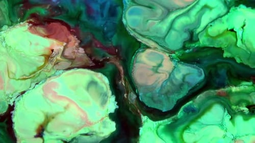 Psychedelic Galactic Paint Texture Background