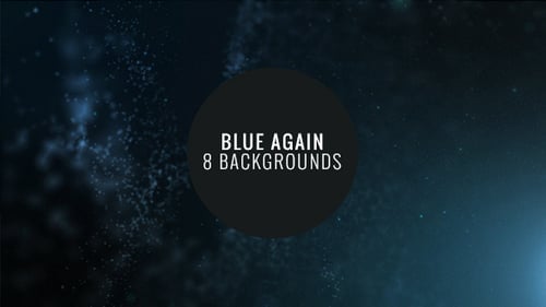 Dynamic Abstract Blue Particle Flowing Backgrounds Pack