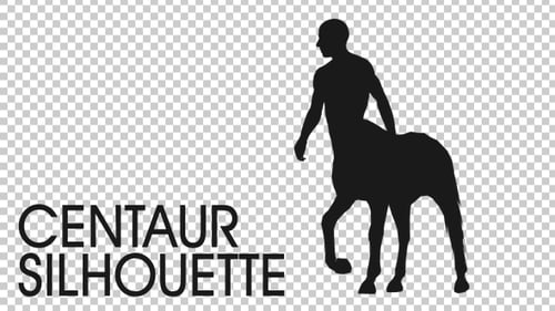 Centaur Silhouette Loop - 1