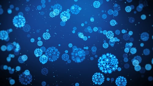 Snowflake Falling Background