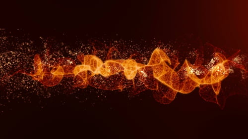 Flux de particules d'onde d'énergie 02