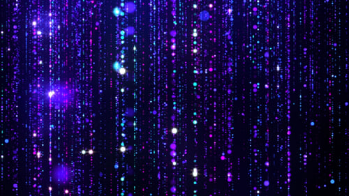 Sparkling Vertical Particle Rain Background Loop