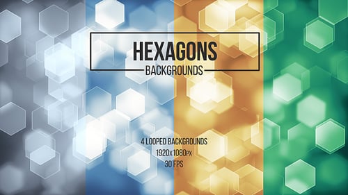 Hexagons-Hintergründe