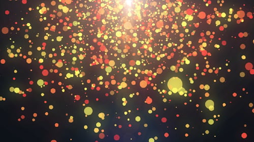 Neon Particles Down