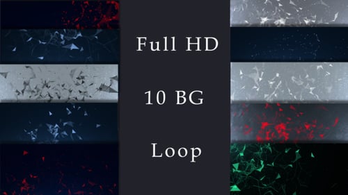 Dynamic Geometric Plexus Network Loop Background