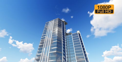 Sunset Sky and Skyscraper