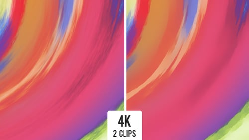 Vibrant Fluid Paint Swirl Animated Background Loop