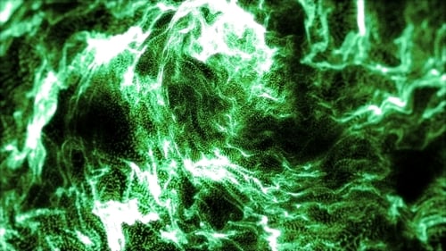 Green Particle Seamless Background