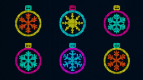 4K Schnelle Weihnachtskugel VJ 9 in 1