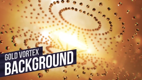 Golden Vortex Background