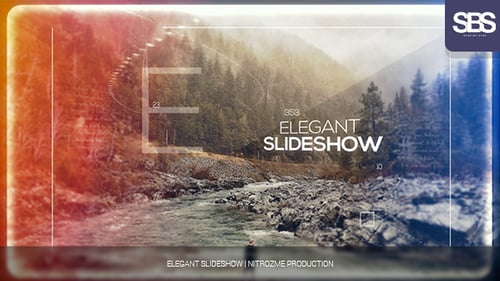 Dynamic Cinematic Slideshow with Elegant Light Leak Transitions