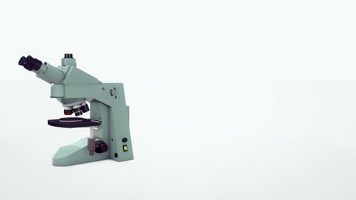 Microscope With Bright Background