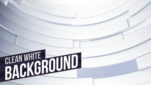 Modern Clean White Abstract Geometric Motion Background