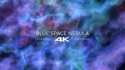 Seamless Loop Abstract Cosmic Nebula Background Animation