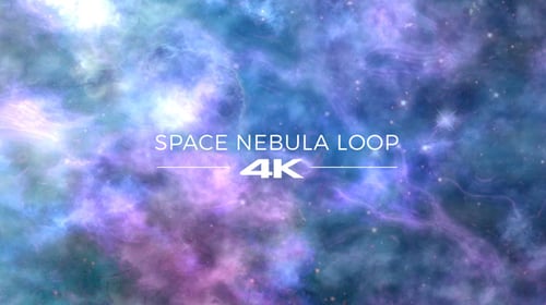 Abstract Space Nebula Background Animation