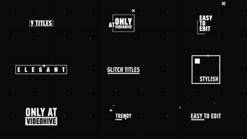 Modern Glitch Titles