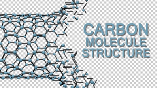 Structure moléculaire de la fibre de carbone