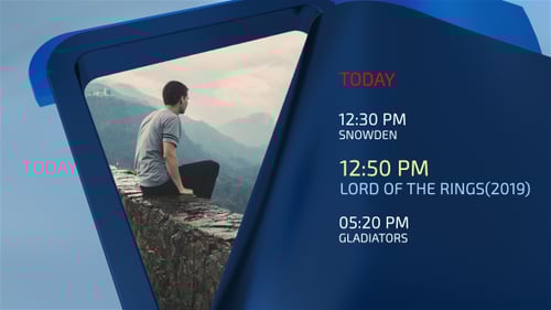 3D Geometric Broadcast Package with Dynamic Information Displays